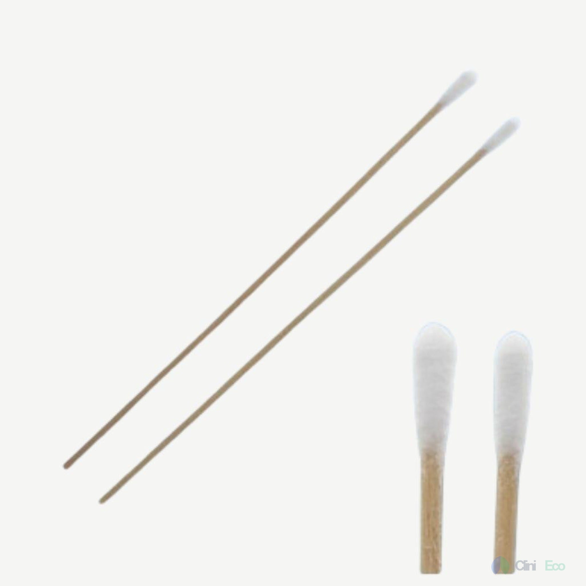 CliniEco Medical Cotton Swabs — Sterile Individually Wrapped, 200-Pack - Image 2