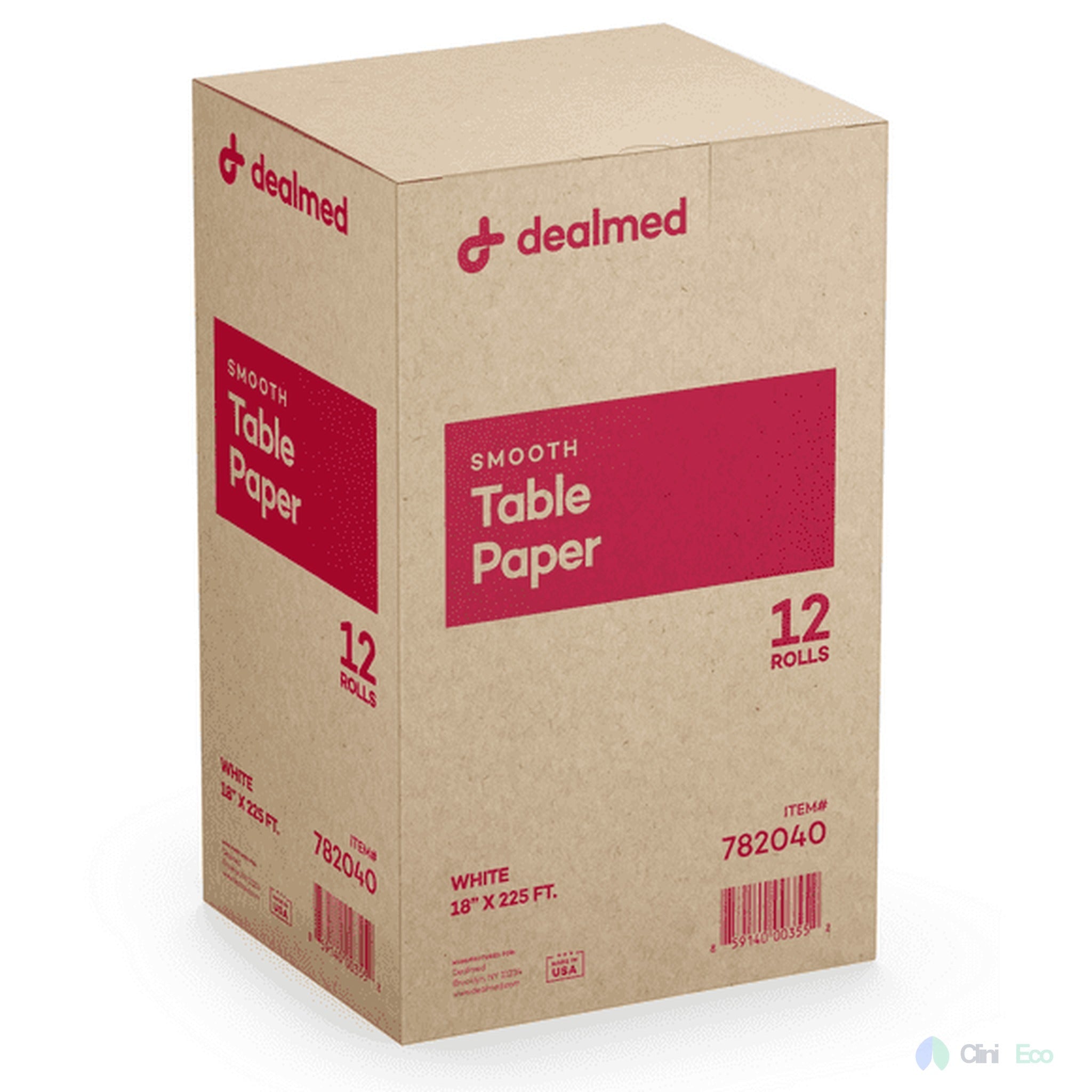 CliniEco Medical Exam Table Roll — Pre-Perforated, 18-Inch, Box of 50 Sheets - Image 3
