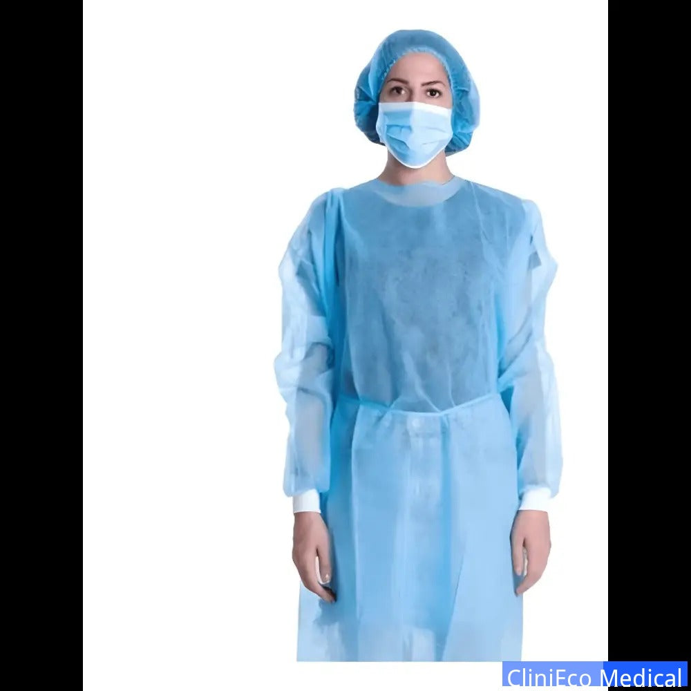 CliniEco Medical Isolation Gown — SMMS 40gsm Level 2 Protection, 50-Pack - Image 5