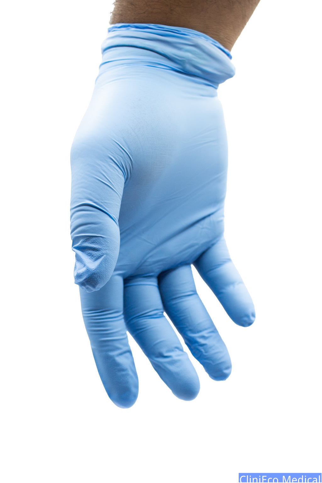 CliniEco Medical Nitrile Gloves — 4mil Standard, Blue, Powder-Free, 100-Pack - Image 3
