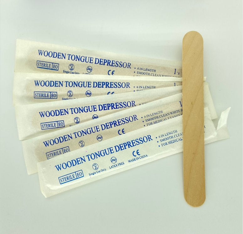 CliniEco Medical Tongue Depressors — Birch Wood, 1.8mm Thick, Sterile, 100-Pack - Image 4