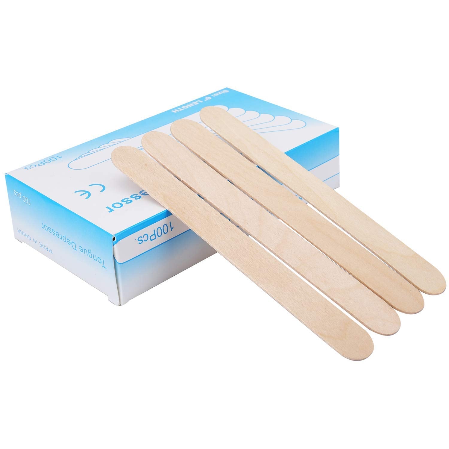 CliniEco Medical Tongue Depressors — Birch Wood, 1.8mm Thick, Sterile, 100-Pack - Image 5