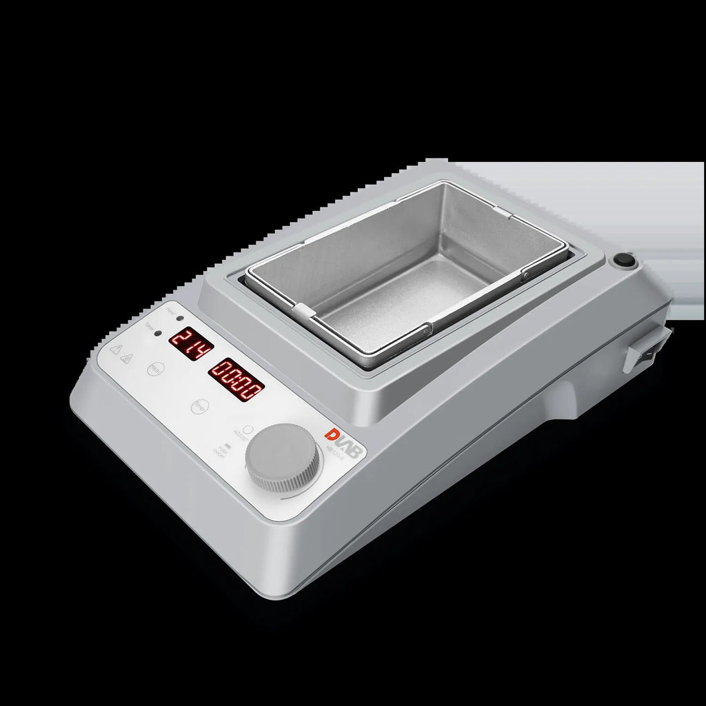 DLAB HB120-S dry bath incubator with the interchangeable heating block removed
