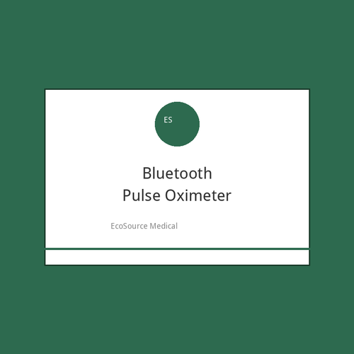 CliniEco Bluetooth Pulse Oximeter — APP-Connected Fingertip SpO₂ Monitor with Trend Tracking