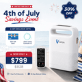 EcoSource Portable Oxygen Concentrator — Pulse-Dose, Lightweight, Battery-Powered for Active Lifestyles